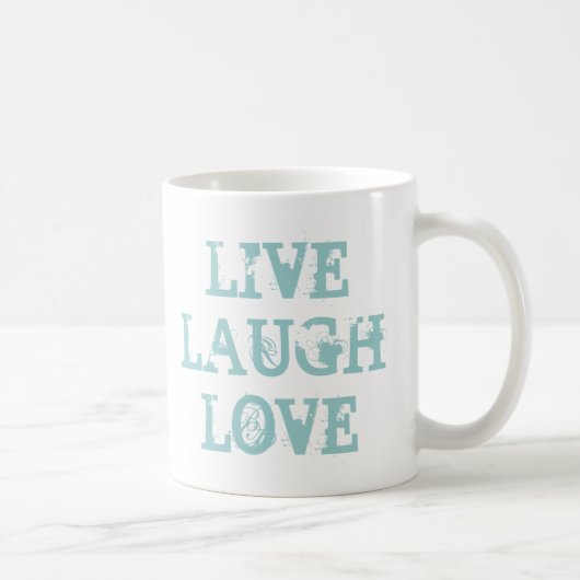 Lebe, lache, liebe Kaffeetasse für Freunde und Fam (Rechts)