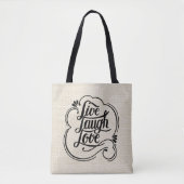 Lebe, lache, liebe tasche (Vorderseite)