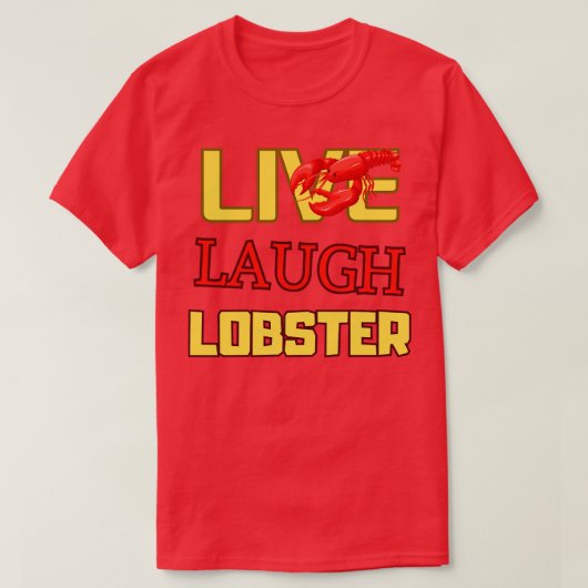 Lebe Lache T-Shirt (Design vorne)
