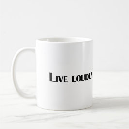 Lebe laut! kaffeetasse