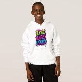 Lebe Leben Laut Hoodie (Vorne ganz)