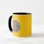 Lebe. Lern. Laff. GFX-02 Tasse (Vorderseite Links)