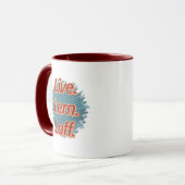 Lebe. Lern. Laff. GFX-04 Tasse (Vorderseite Links)