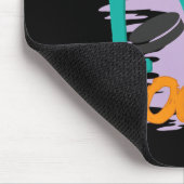 Lebe Liebe Hockey  Mousepad (Ecke)