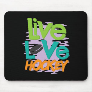 Lebe Liebe Hockey Mousepad