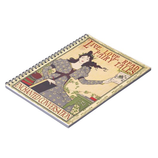 Lebe. Liebe. Read Fairy Tales Notebook Notizblock (Linke Seite)
