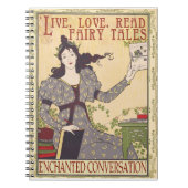 Lebe. Liebe. Read Fairy Tales Notebook Notizblock (Vorderseite)
