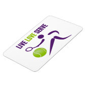 Lebe. Liebe. Serve. Magnet (Linke Seite)