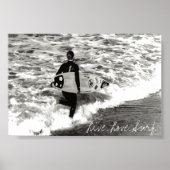 Lebe. Liebe. Surf. Poster (Vorne)