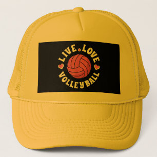 Lebe Liebe Volleyball Für Frauen Mädchen Volleybal Truckerkappe
