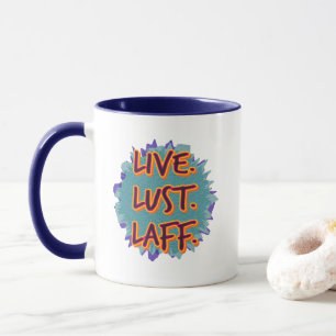 Lebe. Lust. Laff. GFX-02 Tasse