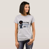 Lebe mein bestes Leben T-Shirt (Vorne ganz)
