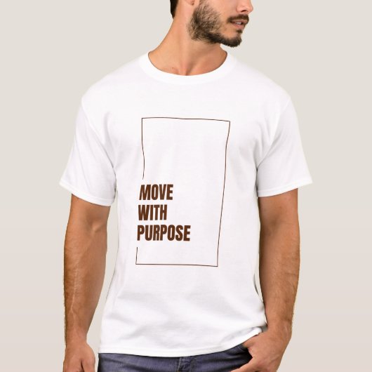 LEBE MIT ABSICHT T-Shirt (Vorderseite)