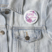 Lebe Mit Dankbarkeit Button (Beispiel)