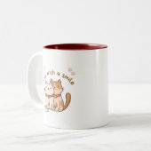 Lebe Mit Lächeln Tasse (Vorderseite Links)