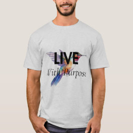 Lebe mit Ziel | Inspirierende Motivation T-Shirt
