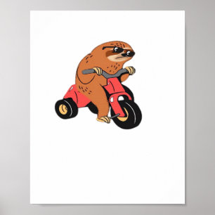 Lebe schnell, stirb irgendwann Oversized T-Shirt Poster
