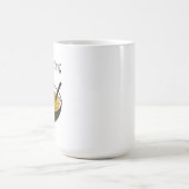 Lebe – Süßes positives Cartoon-Design Kaffeetasse (Mittel)
