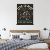 Lebe um zu fahren leinwanddruck (Insitu (Schlafzimmer))