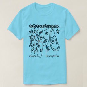 Lebe von der Sonne Tragbare Kunst T-Shirt