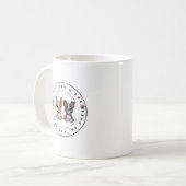 Lebe wie ein Hund, sei furchtlos, sei frei Kaffeetasse (Vorderseite Links)