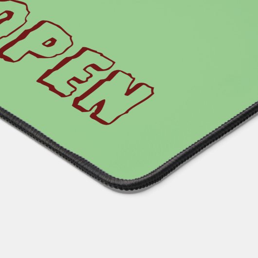 "Lebe wie jemand, der das Gate OPEN Verlassen hat" Schreibtischunterlage (Ecke)