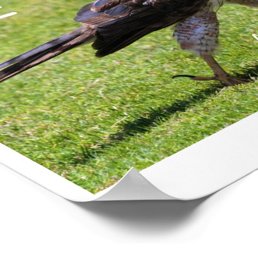 "Lebe wie jemand, der das Tor offen Verlassen hat" Poster (Ecke)