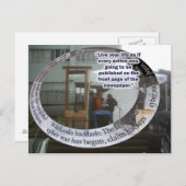 Lebe wie... Postkarte (Vorne/Hinten)