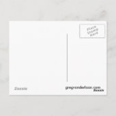 Lebe wie... Postkarte (Rückseite)