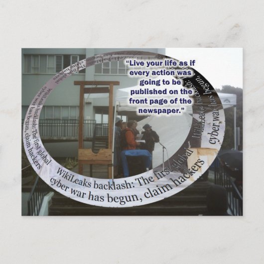 Lebe wie... Postkarte (Vorderseite)