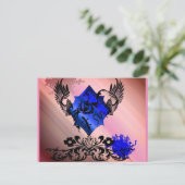 LeBeau im Rosa Postkarte (Stehend Vorderseite)