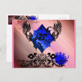 LeBeau im Rosa Postkarte (Vorne/Hinten)