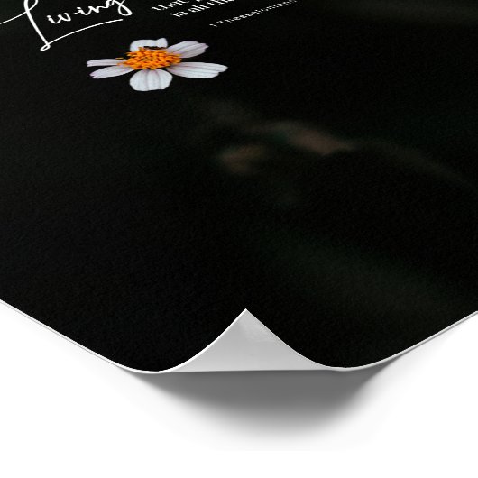 Leben a Leben (1 Thessaloniker 2:11-12) Poster (Ecke)