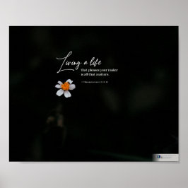 Leben a Leben (1 Thessaloniker 2:11-12) Poster