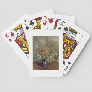 Leben Alfreds Sisley noch der wilden Blumen Spielkarten