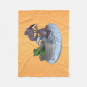 Leben als kleiner Drache: Badzeit Fleecedecke (Vorderseite)