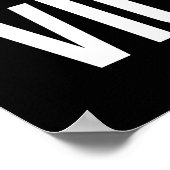 Leben als Opfer, nicht als Opfer Poster (Ecke)