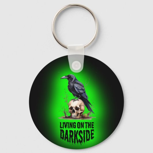 Leben am dunklen Horror Schlüsselanhänger (Vorderseite)