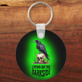 Leben am dunklen Horror Schlüsselanhänger (Vorderseite)