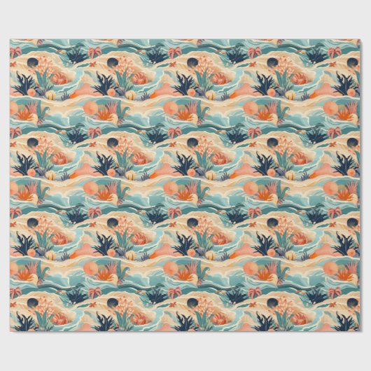 Leben am Meer Geschenkpapier (Flach)