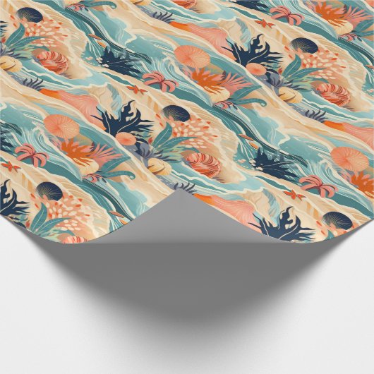 Leben am Meer Geschenkpapier (Ecke)