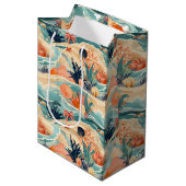 Leben am Meer Mittlere Geschenktüte (Vorderseite Schrägansicht)