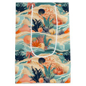 Leben am Meer Mittlere Geschenktüte (Rückseite)