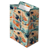 Leben am Meer Mittlere Geschenktüte (Rückseite Schrägansicht)