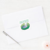 Leben am Rande Quadratischer Aufkleber (Umschlag)