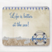 Leben am Sand Mousepad (Vorne)