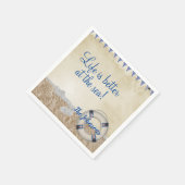 Leben am Sand Serviette (Ecke)