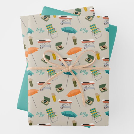 Leben am See Geschenkpapier Set (Beispiel)