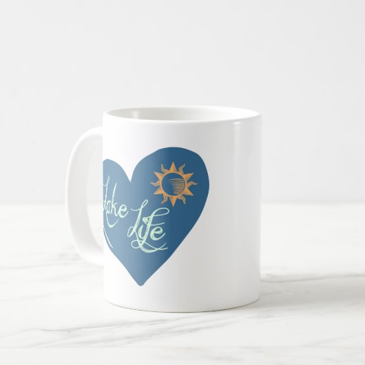 Leben am See Kaffeetasse (Vorderseite Links)