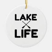 Leben am See Keramik Ornament (Vorne)